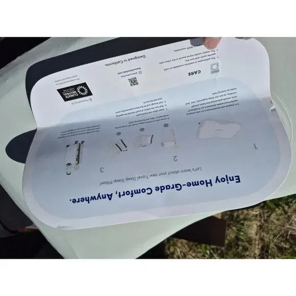 Cushion Lab Deep Sleep Travel Pillow 1 Pack Open Box Travel Pillow Case $95 MSRP - Picture 8 of 9